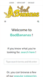 Mobile Screenshot of ilovebadbananas.com